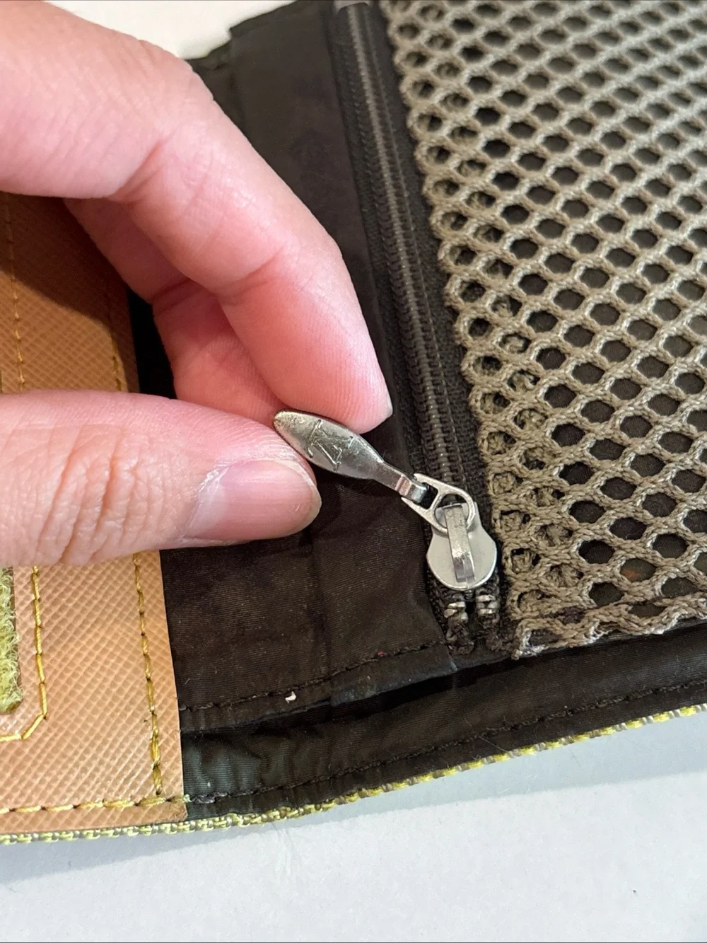 Louis Vuitton Cup Damier Geant Canvas Wallet